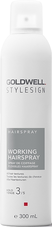 Medium Hold Glitter Hair Spray - Goldwell Stylesign Working Hairspray — photo N1