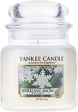 Fragrances, Perfumes, Cosmetics Candle in Glass Jar - Yankee Candle Sparkling Snow