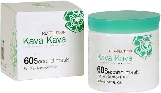 60-Second Mask for Damaged & Dry Hair - Kava Kava 60 Second Mask For Dry Damaged Hair — photo N1