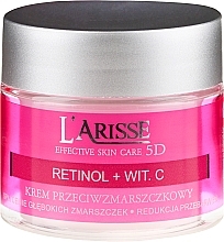 Retinol and Vitamin C Anti-Wrinkle Cream 50+ - Ava Laboratorium L'Arisse 5D Anti-Wrinkle Cream Retinol + Vitamin C — photo N2