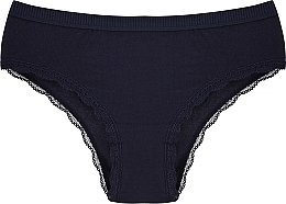 Fragrances, Perfumes, Cosmetics Brazilian Cotton Panties with Lace, blue - Moraj