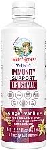 Fragrances, Perfumes, Cosmetics 7-in-1 Liquid Liposomal Food Supplement 'Ginger-Vanilla' - MaryRuth Organic 7-in-1 Immunity Support Liposomal Ulyta Absorption Liquid Supplement Ginger Vanilla