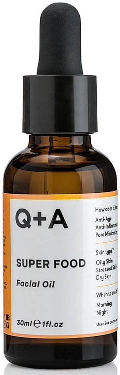 Facial Oil - Q+A Super Food Facial Oil — photo N1