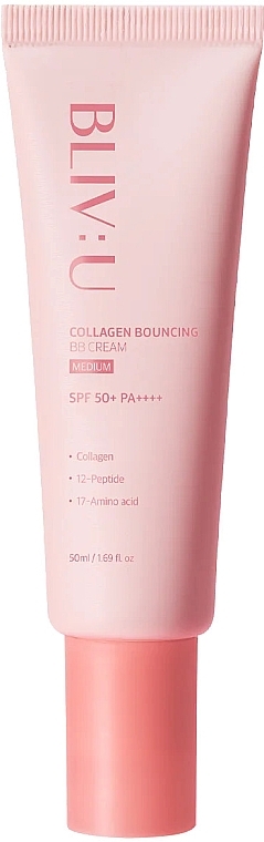 Collagen BB Cream - Bliv:U Collagen Bouncing BB Cream SPF50+ PA++++ — photo N1