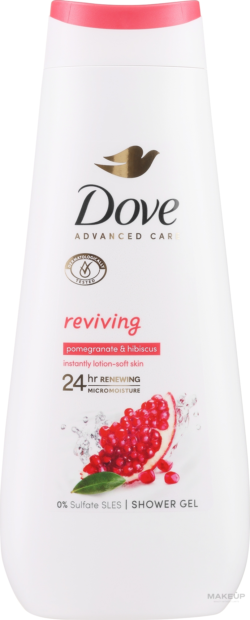 Shower Cream-Gel - Dove Go Fresh Pomegranate Shower Gel — photo 400 ml
