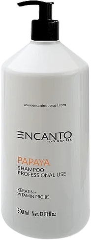 Shampoo - Encanto Do Brasil Papaya Shampoo Professional Use — photo N1