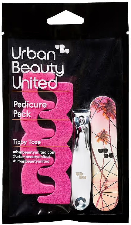 Pedicure Set, var.2 - UBU Tippy Toze Pedicure Pack (clippe/1pcs + nailfile/1pcs + accessories/2pcs) — photo N2