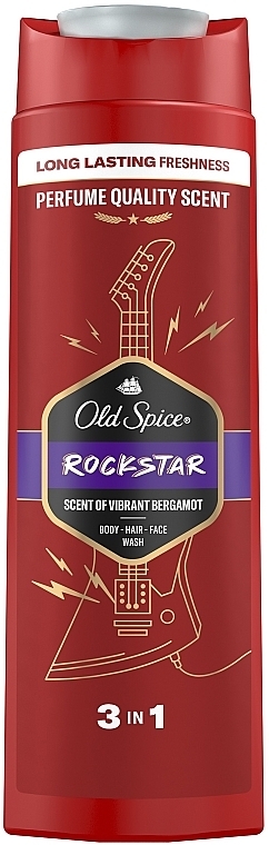 3in1 Shampoo & Shower Gel - Old Spice Rockstar — photo N1