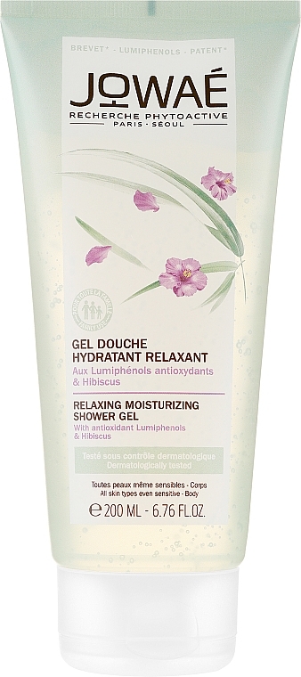 Relaxing Moisturizing Shower Gel - Jowae Relaxing Moisturizing Shower Gel Hibiscus — photo N1