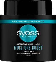 Fragrances, Perfumes, Cosmetics Mask for Dry & Weak Hair - Syoss Moisture Boost Intensive Hair Mask