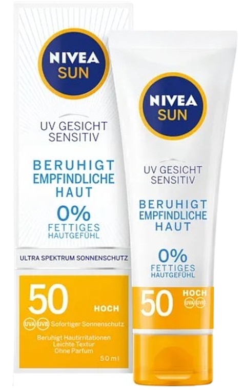 フェイス 日焼け止め - NIVEA Sun UV Face Sensitive SPF 50 — photo N1