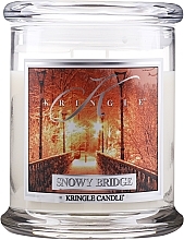 Fragrances, Perfumes, Cosmetics Scented Candle in Jar - Kringle Candle Snowy Bridge