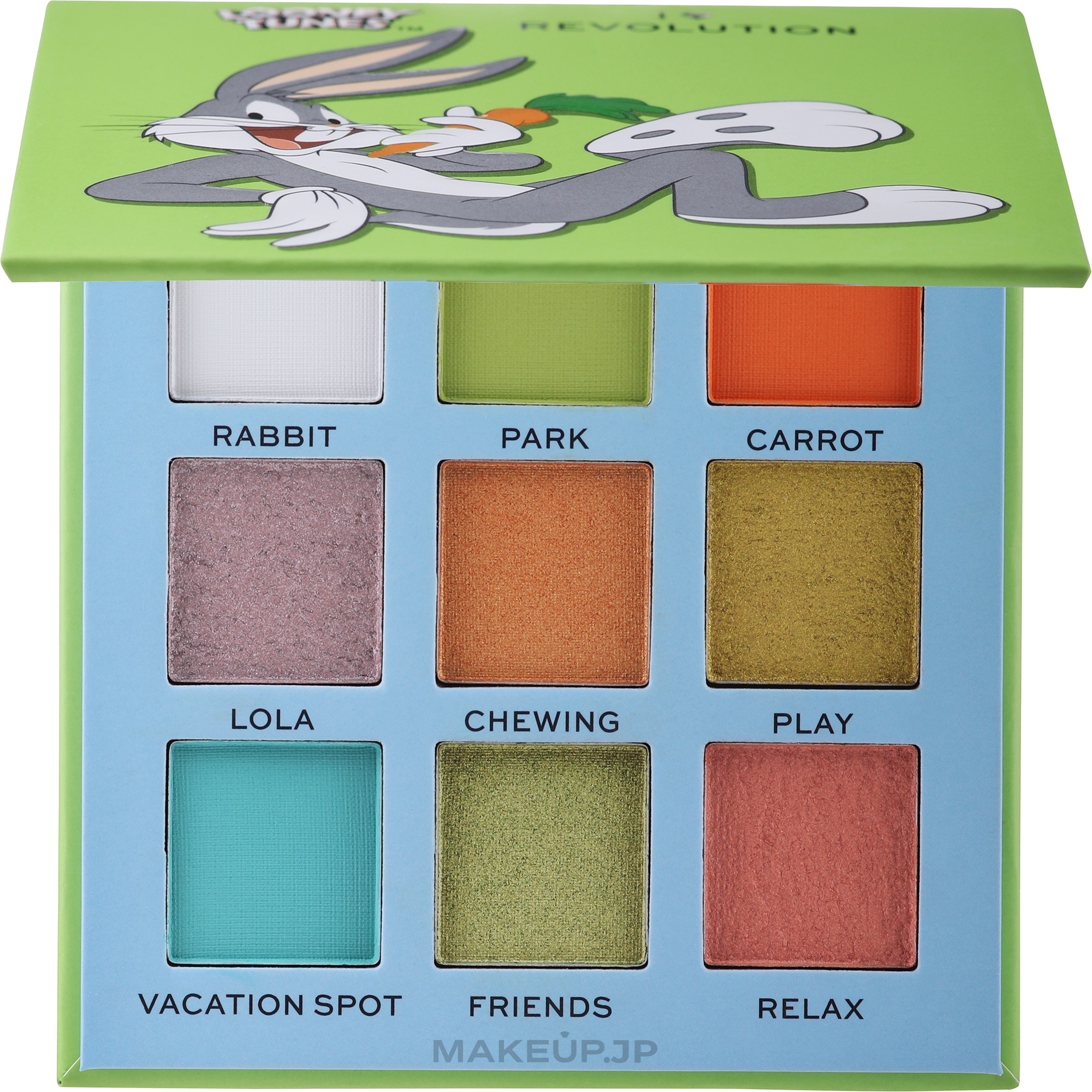 Eyeshadow Pallet, 9 colours - I Heart Revolution Looney Tunes Shadow Palette — photo 9 g