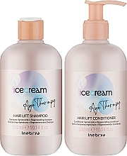 Set - Inebrya Ice Cream Age Therapy Hair Lift Kit Set (shamp/300ml + cond/300ml) — photo N5