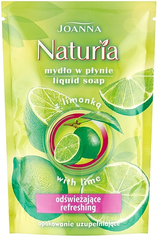 Liquid Soap "Lime" - Joanna Naturia Body Lime Liquid Soap (Refill) — photo N2