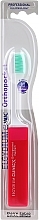 Travel Toothbrush, bright pink - Elgydium Clinic X Orthopocket — photo N1