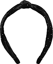 Fragrances, Perfumes, Cosmetics Hair Hoop, FA-5730, black with rhinestones - Donegal