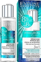 Fragrances, Perfumes, Cosmetics Moisturizing Face Essence - Eveline Cosmetics Hyaluron Clinic