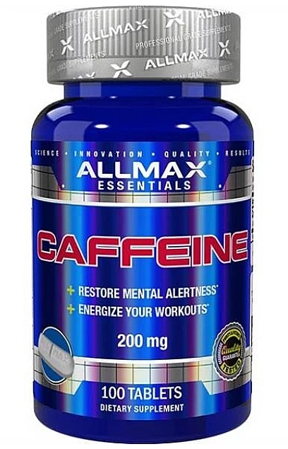 Food Supplement, caffeine - AllMax Nutrition Caffeine 200mg — photo N1