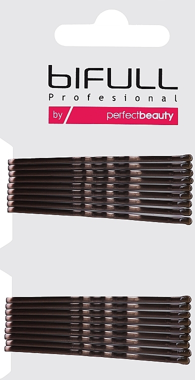 Wavy Hair Grips, 51 mm, bronze - Bifull Professional — photo N1