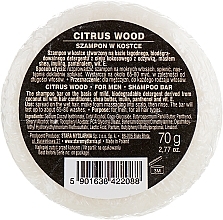 Men Solid Shampoo - Stara Mydlarnia Citrus Wood Shampoo Bar For Men (refill) — photo N1
