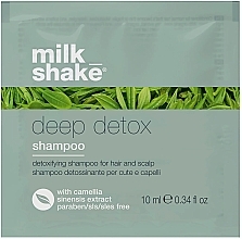 Fragrances, Perfumes, Cosmetics Deep Cleansing Shampoo - Milk Shake Deep Detox Shampoo (sample)