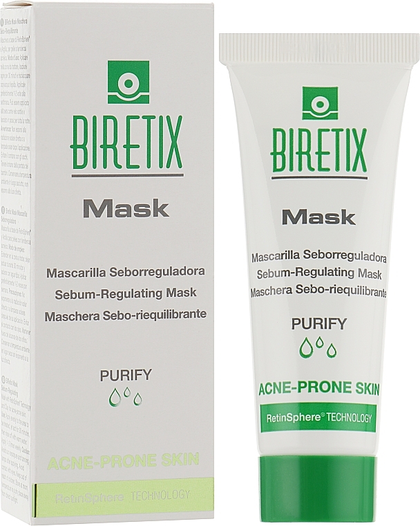 Sebo-Regulating Facial Mask for Acne-Prone Skin - Cantabria Labs Biretix Mask — photo N14
