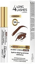 Fragrances, Perfumes, Cosmetics Brow Tnting Corrector - Long4Lashes Eyebrow Shaping Corrector with Henna