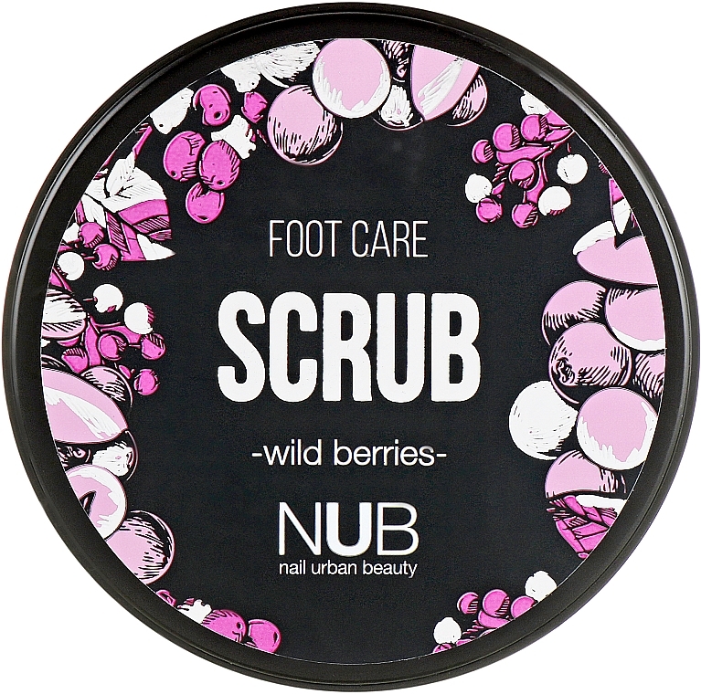 Foot Scrub - NUB Foot Care Scrub Wild Berries — photo N1