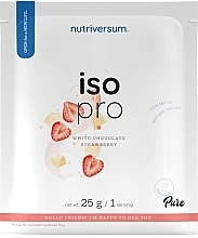 Fragrances, Perfumes, Cosmetics White Chocolate-Covered Strawberries Whey Protein Isolate - Nutriversum Iso Pro