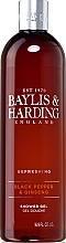 Fragrances, Perfumes, Cosmetics Shower Gel - Baylis & Harding Black Pepper & Ginseng Shower Gel