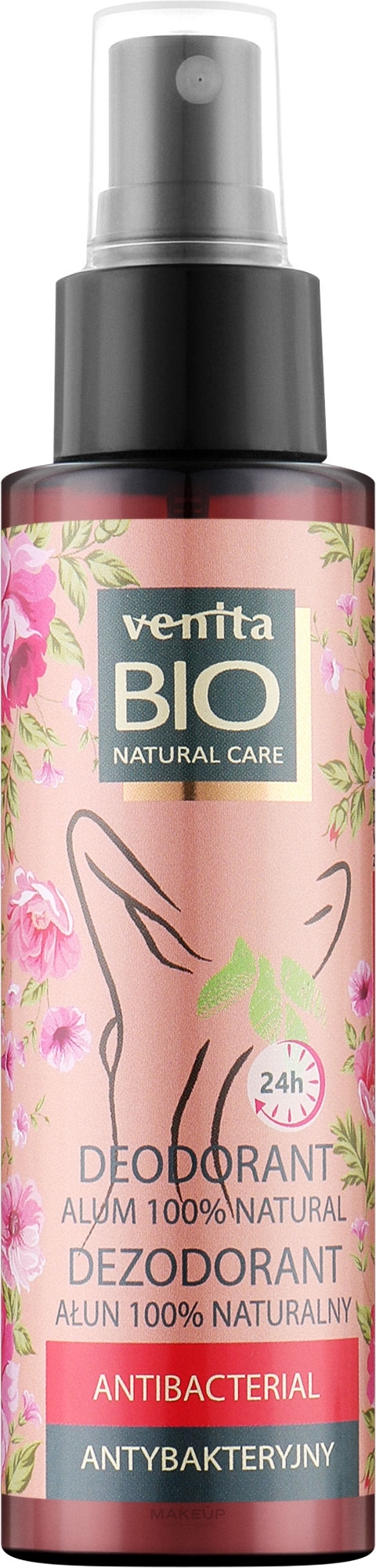 Women Deodorant - Venita Bio Natural Care Woman Antibacterial Deo — photo 100 ml