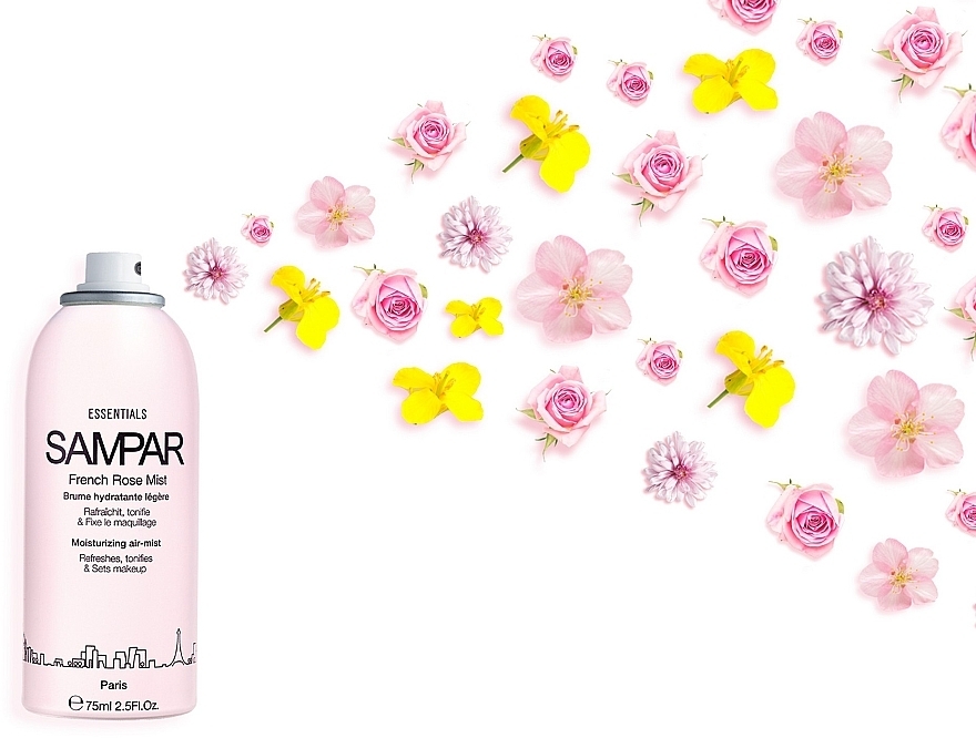 Refreshing Face & Body Mist - Sampar French Rose Mist — photo N12