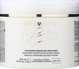 Cold Blonde Mask - Medavita Blondie Ice Blonde Enhancing Deep Mask — photo N4