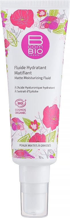 Mattifying Moisturizing Fluid - BcomBIO Matte Moisturising Fluid — photo N2