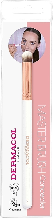 Concealer & Highlighter Brush - Dermacol Master Brush Rose Gold D62 — photo N1