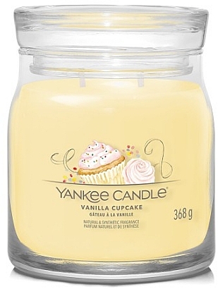 Scented Candle in Jar 'Vanilla Cupcake', 2 wicks - Yankee Candle Singnature — photo N3