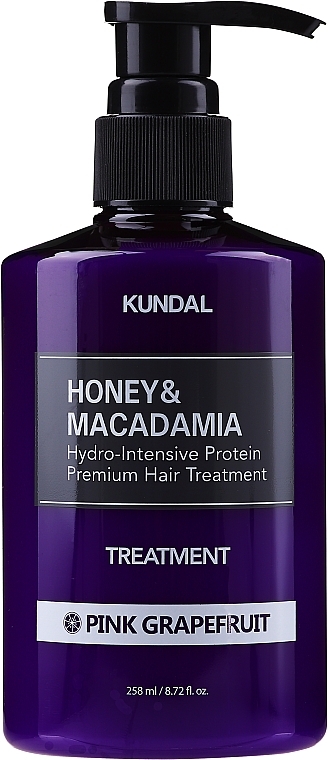 Hair Conditioner "Pink Grapefruit" - Kundal Honey & Macadamia Treatment Pink Grapefruit — photo N3