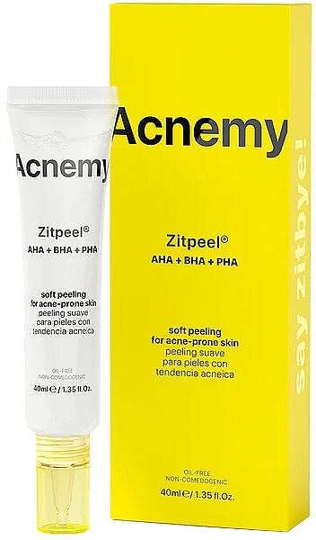 ニキビ ジェントル アシッドスクラブ - Acnemy Zitpeel AHA + BHA + PHA Soft Peeling For Acne-Prone Skin	 — photo N1