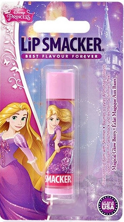 Rapunzel Lip Balm - Lip Smacker Disney Princess Rapunzel Lip Balm Magical Glow Berry — photo N1