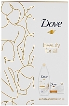 Fragrances, Perfumes, Cosmetics Set - Dove Perfect Pampering Gift Set (sh/gel/250ml + soap/100g)