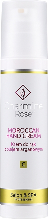 Hand Cream with Argan Oil - Charmine Rose Argan Moroccan Hand Cream — photo N46