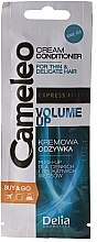 Fragrances, Perfumes, Cosmetics Hair Conditioner Cream - Delia Cameleo Volume Up Cream Conditioner (sample)