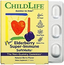 Fragrances, Perfumes, Cosmetics Elderberry Kids Immunity Boost Chewing Gummies - Child Life Elderberry Super-Immune SoftMelts