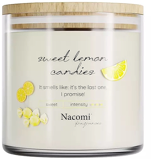 Scented Soy Candle 'Sweet Lemon Candies' - Nacomi Fragrances — photo N1