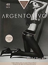 Fragrances, Perfumes, Cosmetics Tights "Model Top" 40 DEN, cognac - Argentovivo