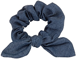 Fragrances, Perfumes, Cosmetics Scrunchie with Ears 'Denim', FA-5871, dark blue - Donegal