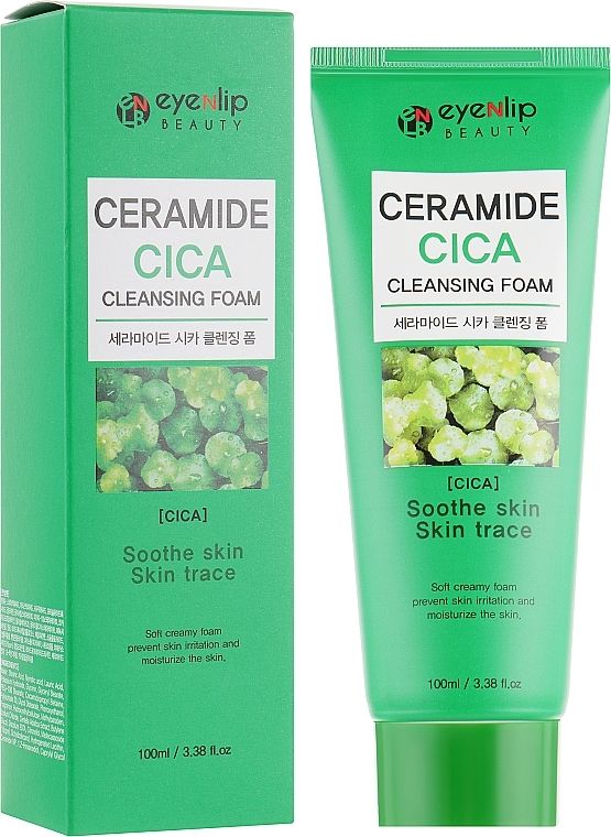 Face Cleansing Foam with Ceramides & Centella - Eyenlip Ceramide Cica Cleansing Foam — photo N6