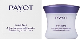 Fragrances, Perfumes, Cosmetics Rejuvenating Face Cream - Payot Supreme Sublimating Youth Cream