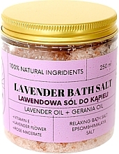 Lavender Bath Salt - Koszyczek Natural Lavender Bath Salt — photo N1